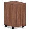 Alera 15.88" W 3 Drawer Box/File Pedestal, Modern Walnut, Legal/Letter VA572816WA